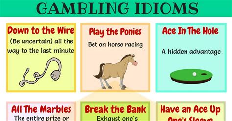 gambling idioms